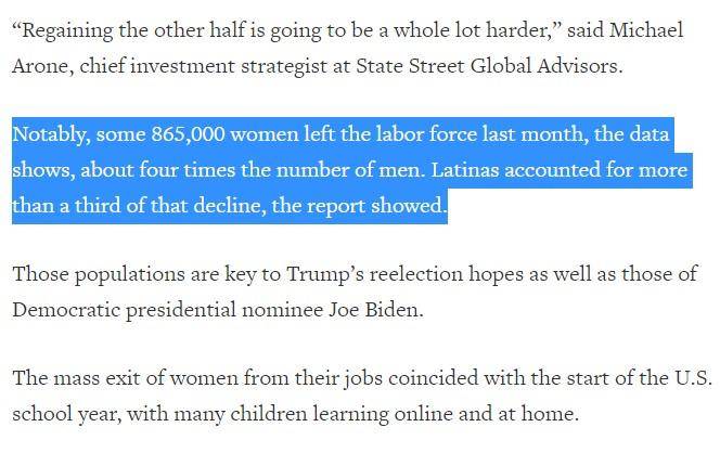 女性|疫情下的美国经济：永久失业者难获统计 近400万工作岗位永远消失