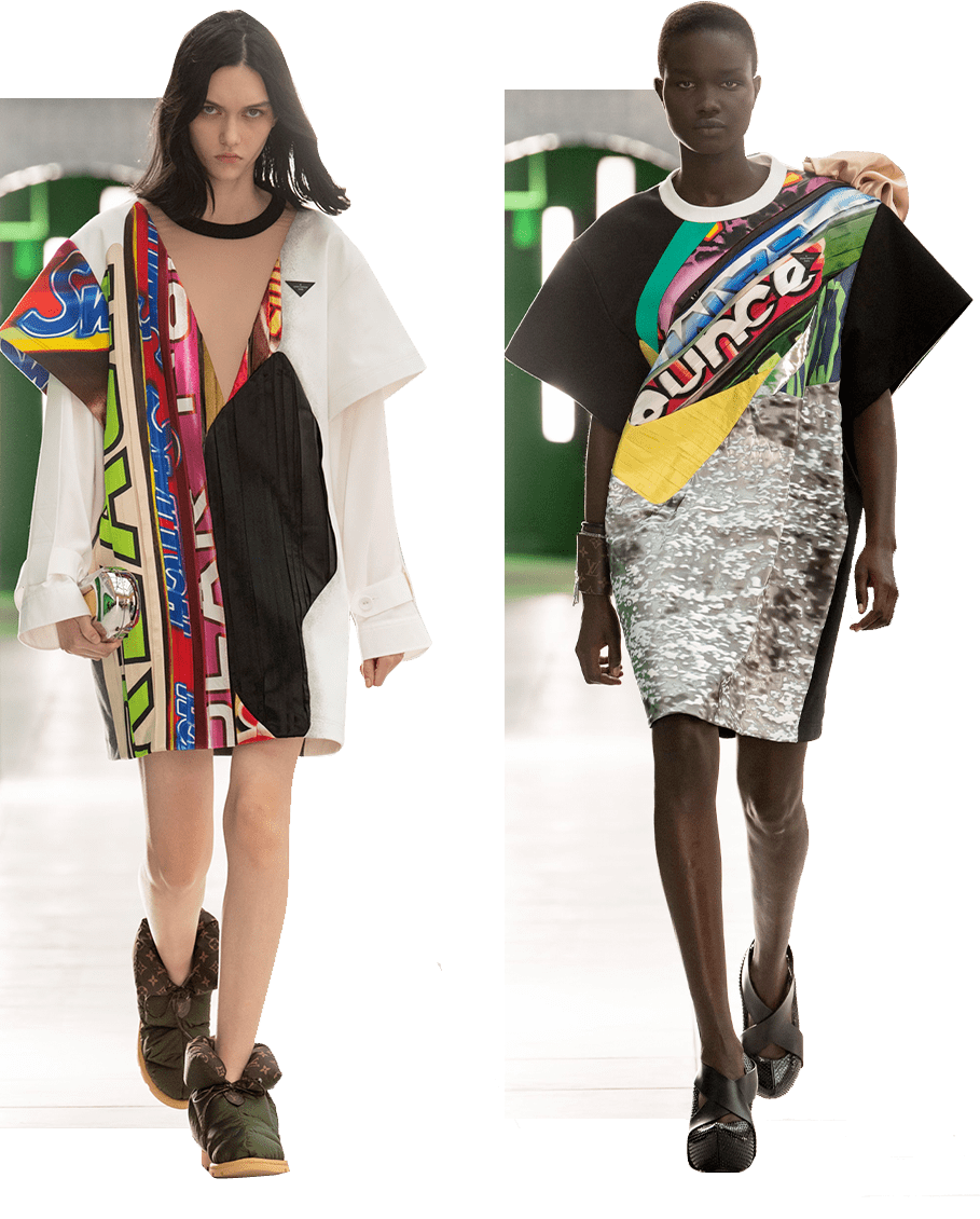 re|“穿越”到老电影里看秀，LV 太会玩了