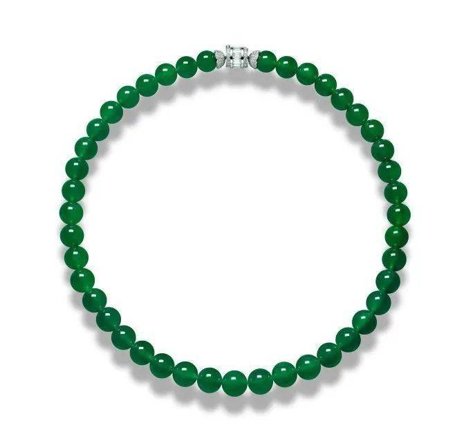 珠翠 天然翡翠叶件镶钻挂坠| | ILIA JEWELLERY