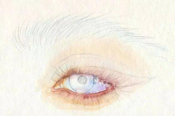 水彩|沉迷眼睛刻画的小伙伴看过来！Lina的水彩人物肖像步骤统统分享给你！