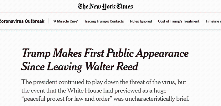 川普“复工”演讲，发了2000份邀请，去了400人