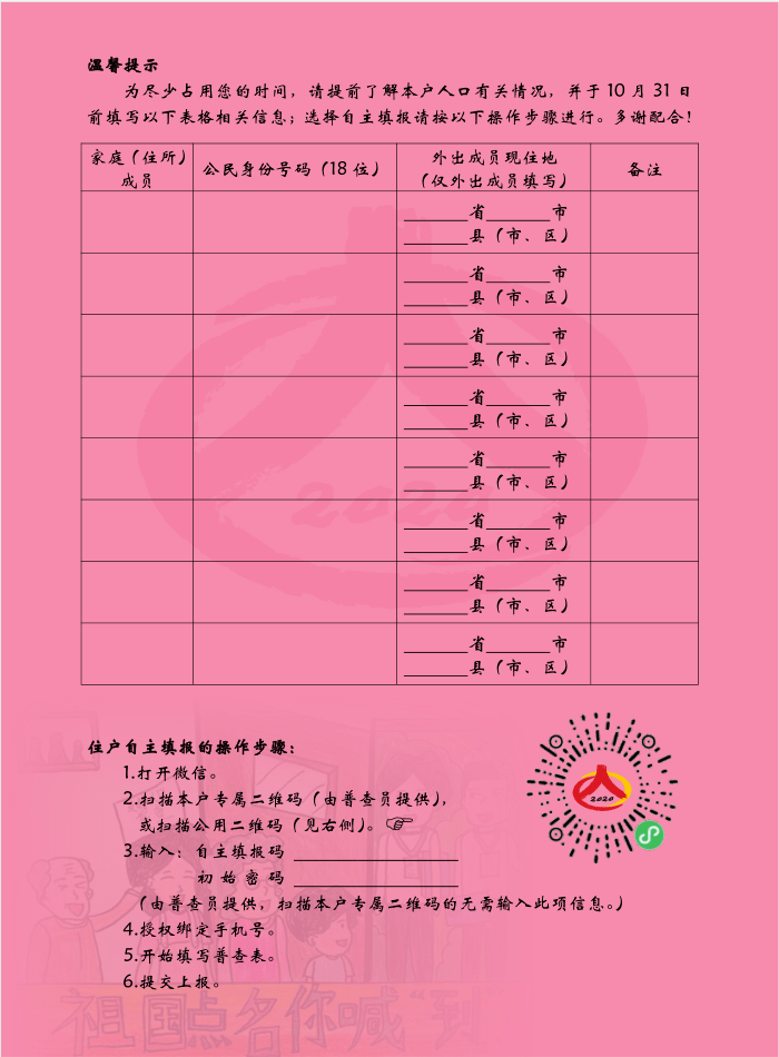 人口普查没有身份证怎么登记(2)