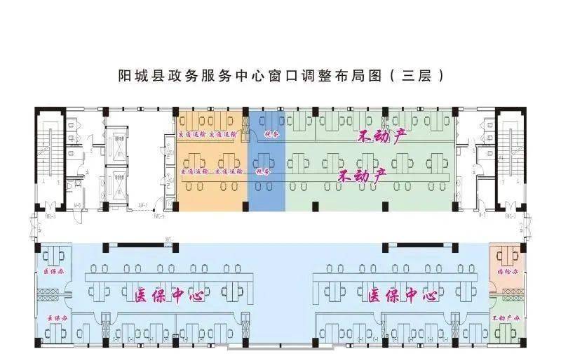 阳城县政务服务中心窗口布局更新啦