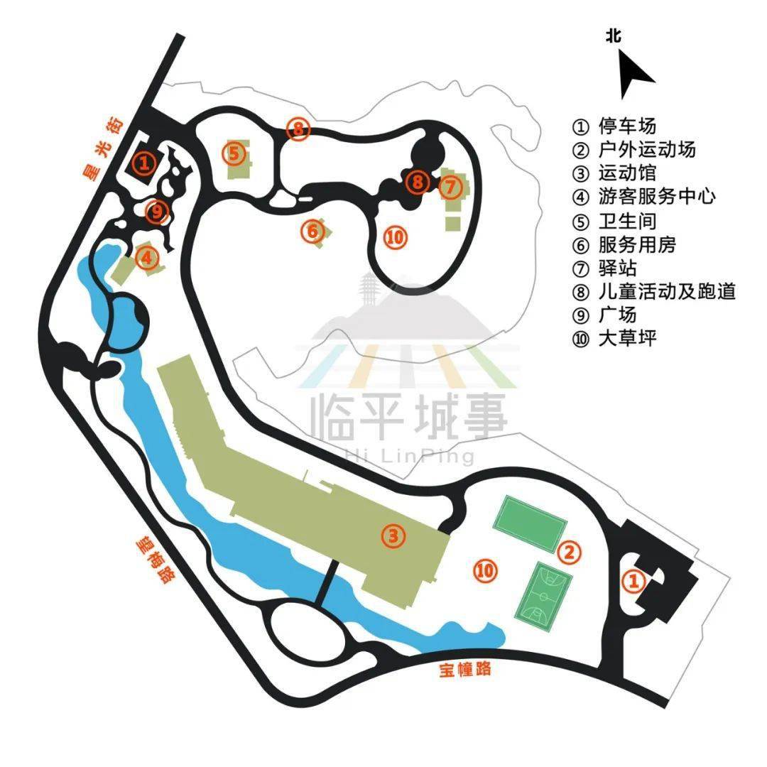 新进展篮球场游泳馆观景平台临平山运动休闲公园即将完工