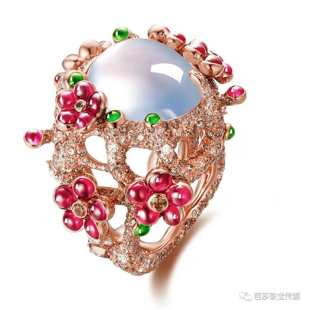 作品|设计师联盟再登拍场|萍君，用珠宝作画的设计师