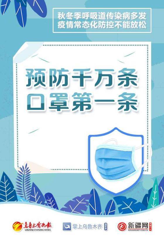 口罩|预防千万条 口罩第一条