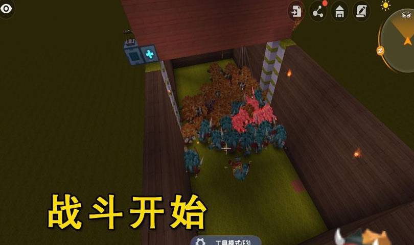迷你世界:30个野人和野人猎手对决谁能赢?最后结果充满了奇幻!