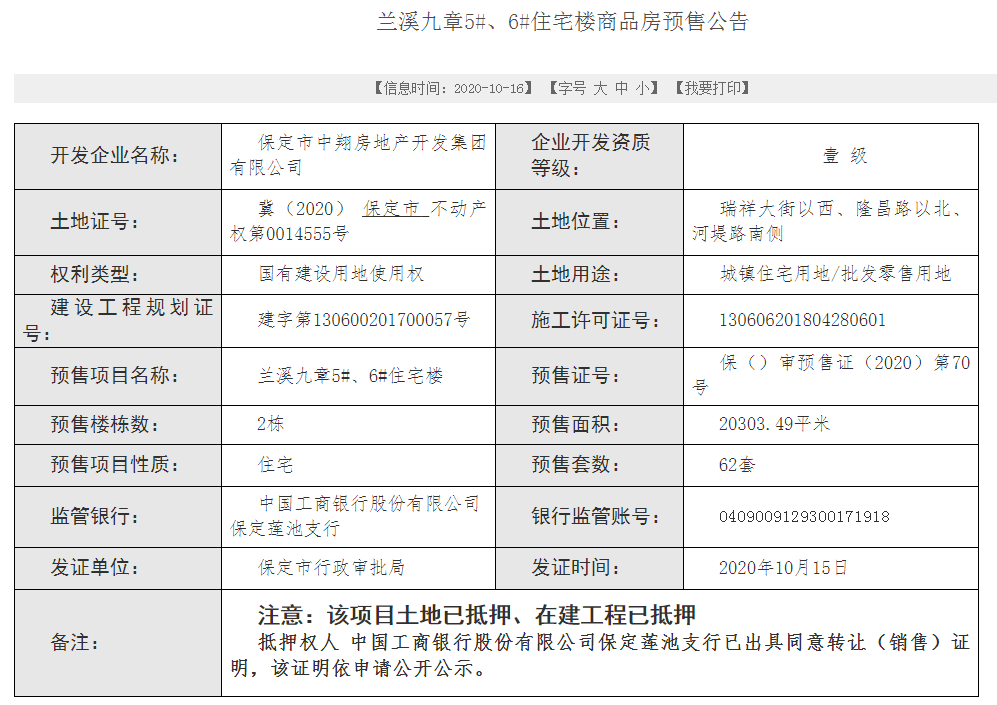 房预售公告,包含雅园,茂园小区,兰溪九章,园和小区西区,润熙城项目,总