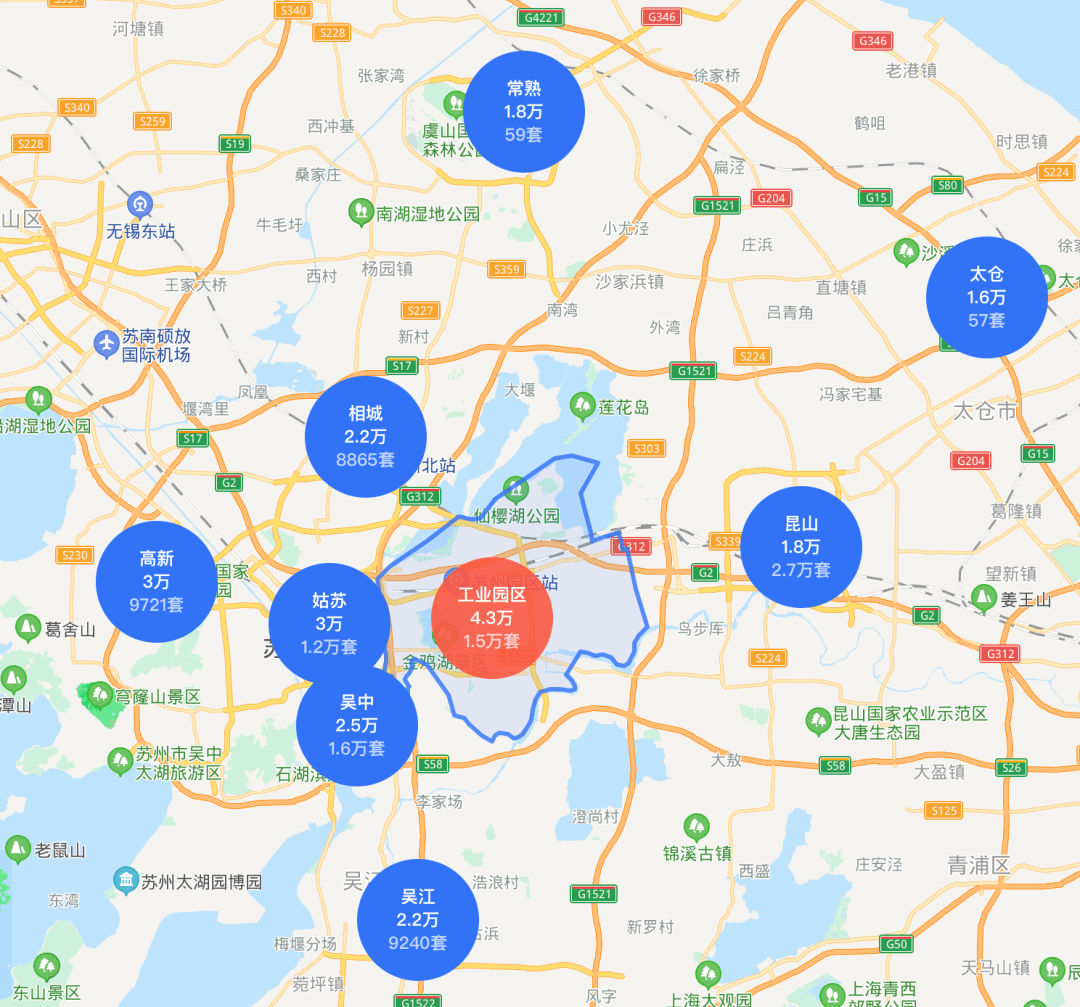 苏州开发区占全市经济总量比重_手绘苏州全市地图(3)