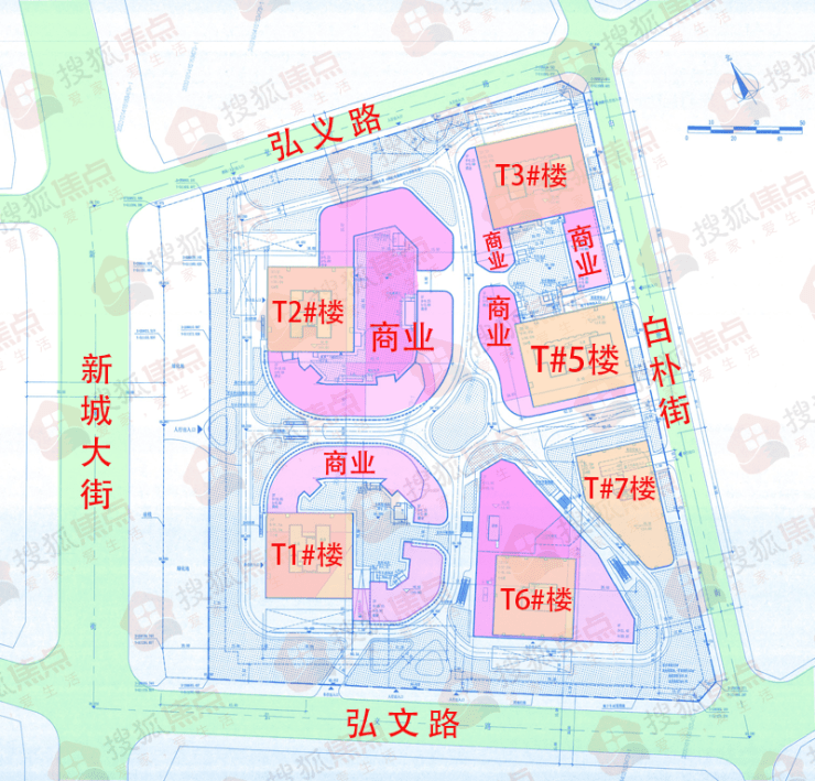 正定新区大体量商业项目曝规划占地100亩建6栋办公楼及商业