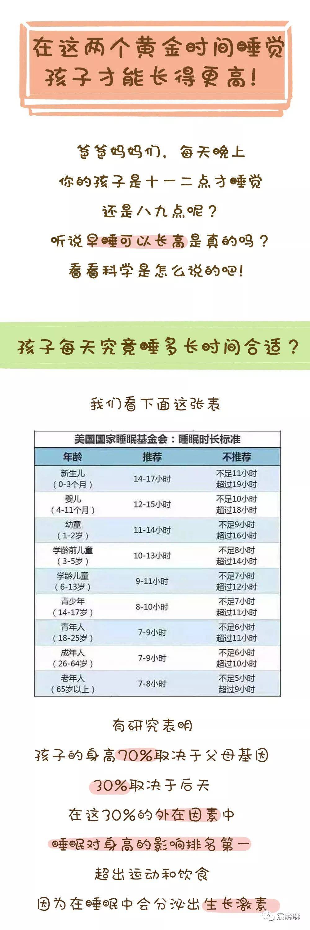 最好的|在这两个黄金时间睡觉，孩子才能长得更高！