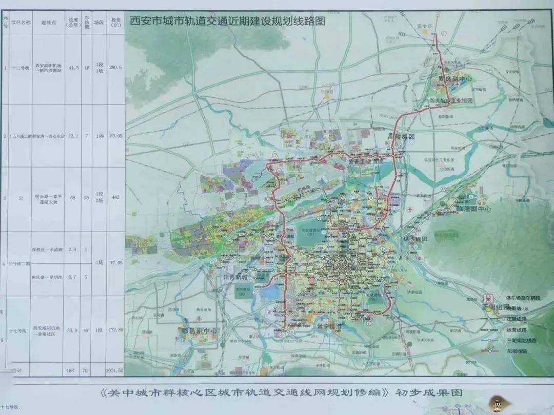 富平县首条地铁规划曝光 直通西安