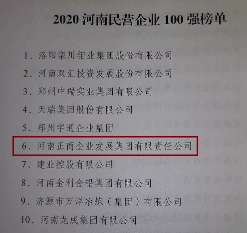 正商集团2020年排名_境启时代正音|正商集团2020年洛阳品牌发布
