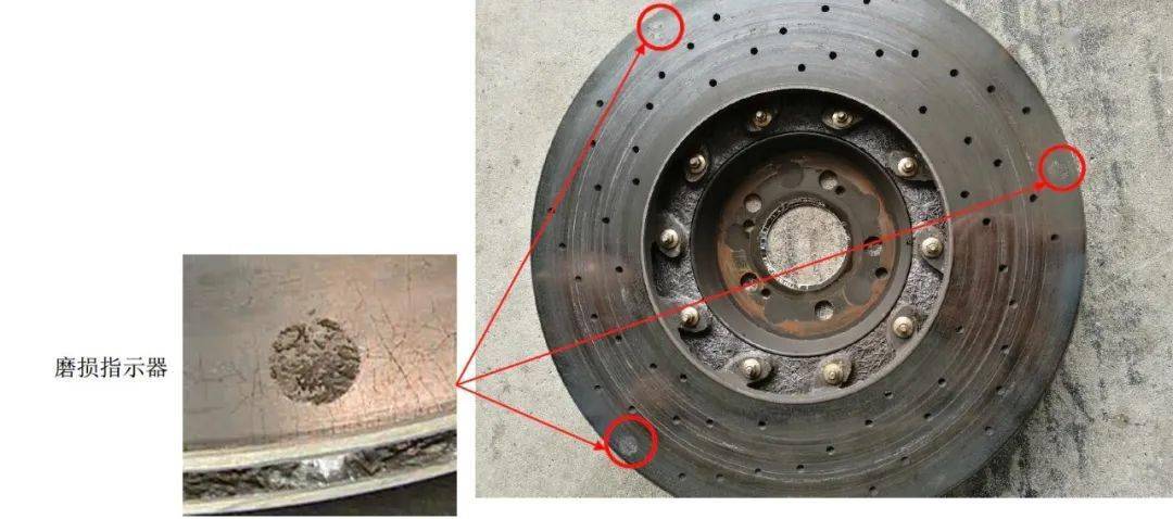 奔驰实用操作技能分享之陶瓷刹车盘磨损状况检查