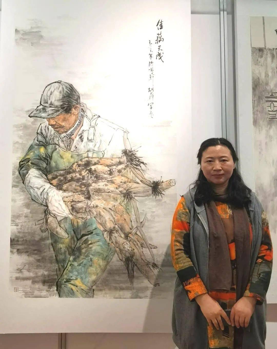 校区风景线喜报胡萍老师国画作品在江苏省中小学教师美术作品展中获奖