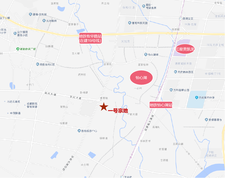 双流两宗土地齐出让,怡心湖地块真实楼面地价近18000元/㎡