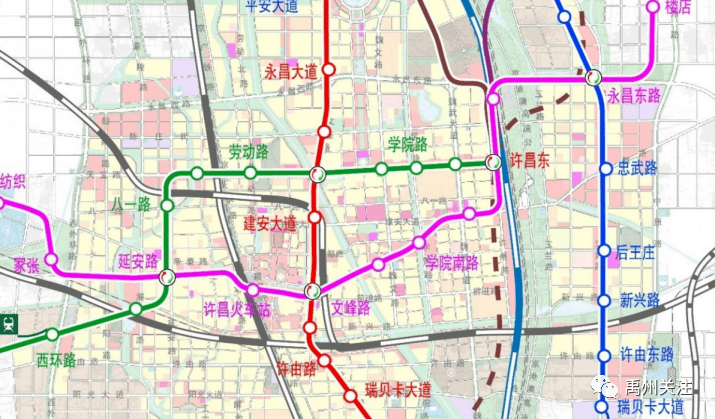 许昌轻轨设计图 许昌通过轻轨的建设, 让四县(市)两区与整座城市高效