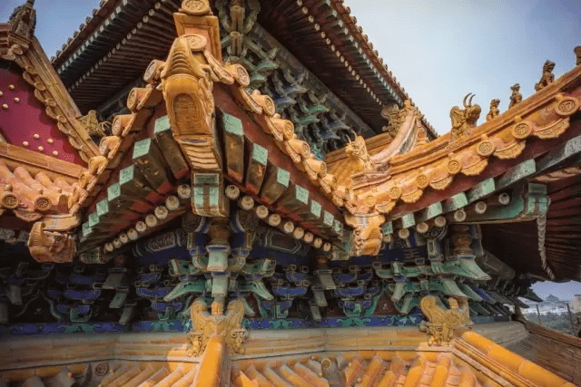 北京故宫角楼外檐斗拱