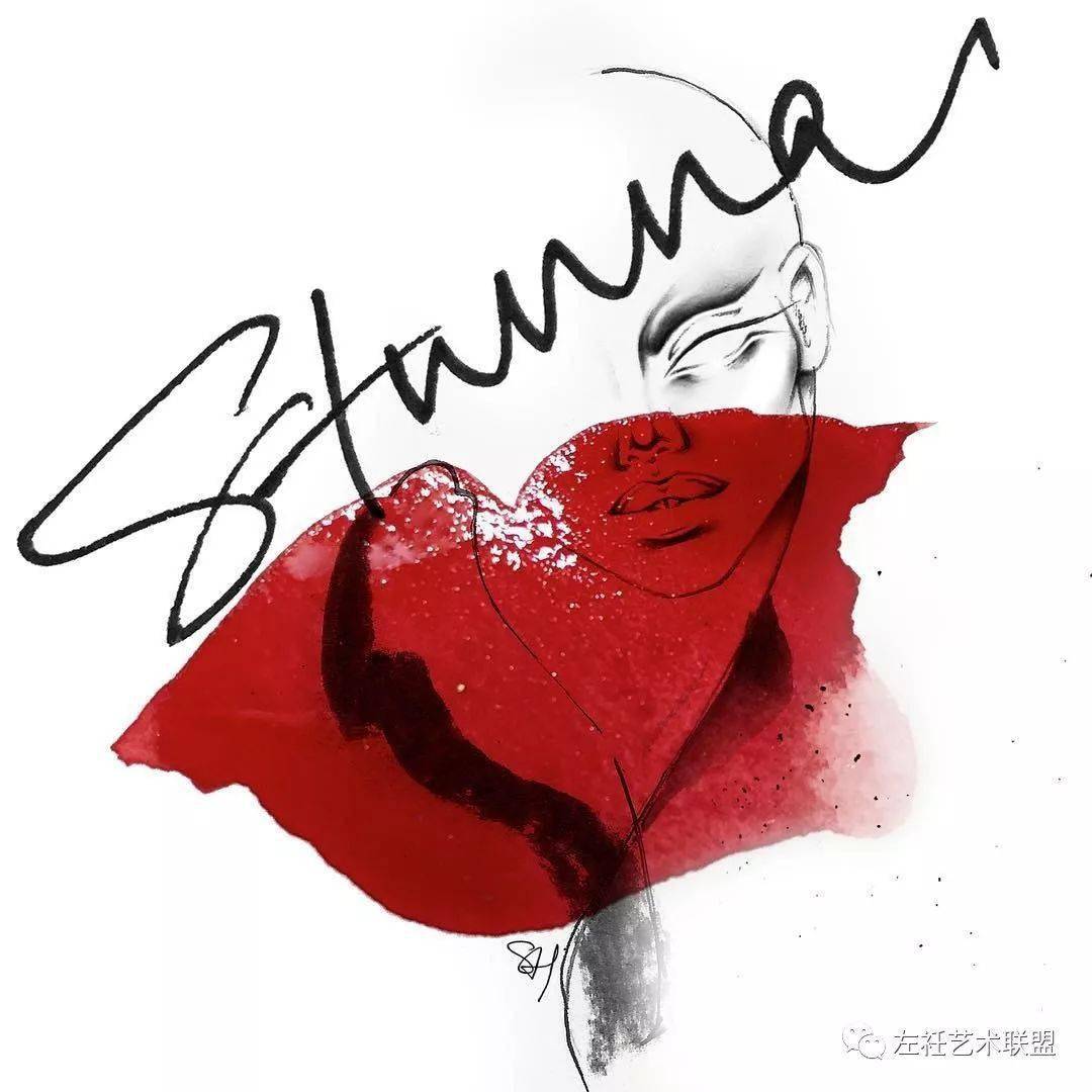 时尚|时装画上的褶皱不知怎么画？向这位时尚插画界的＂三宅一生＂学习一下！