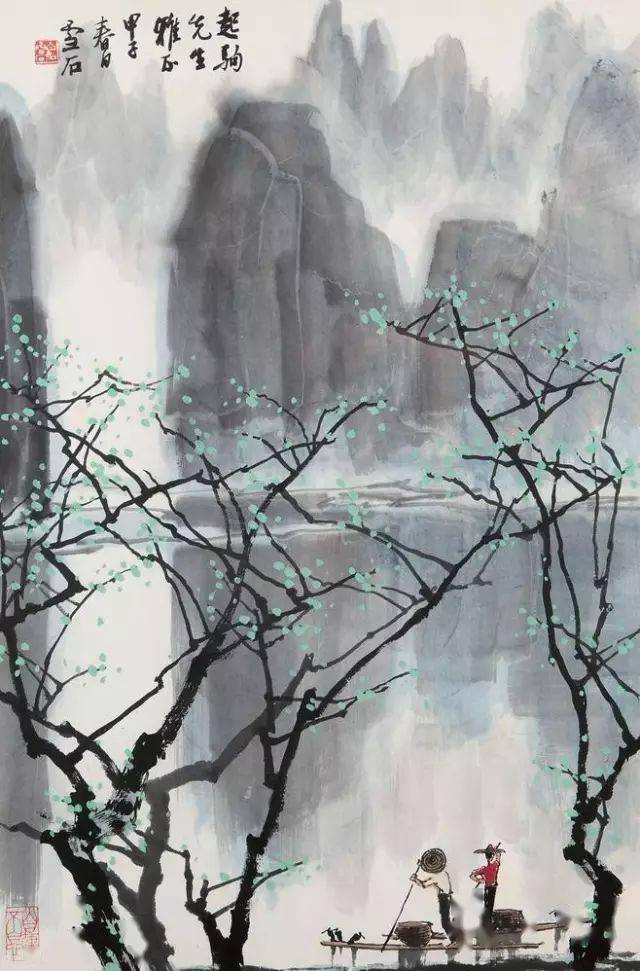 一读诗词,便如山水画里.