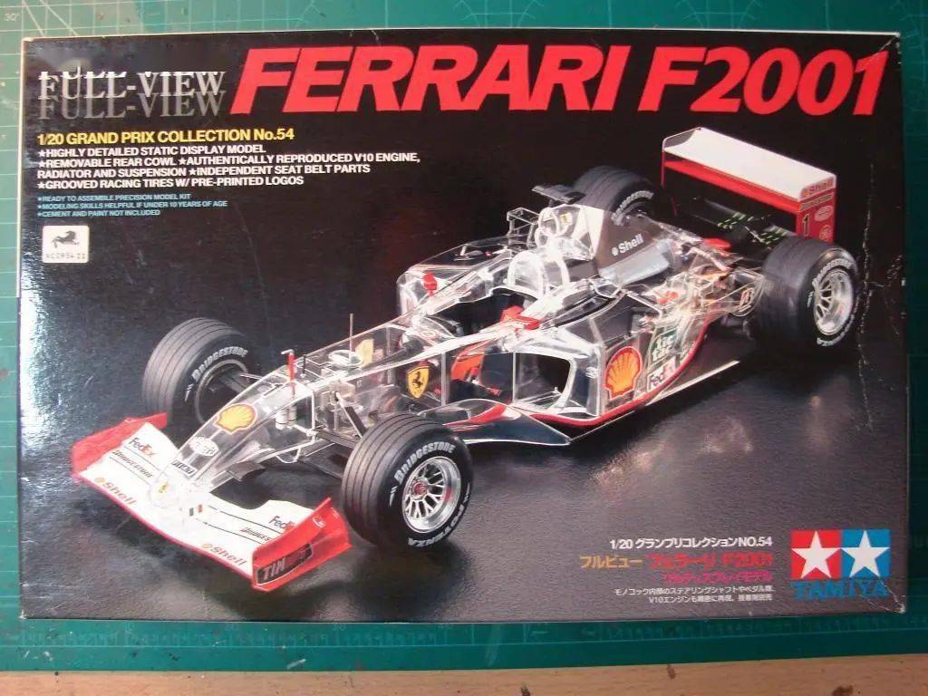 kit 大师作！半透明F1？田宫1:20 Ferrari F2001 赛车模型_手机搜狐网