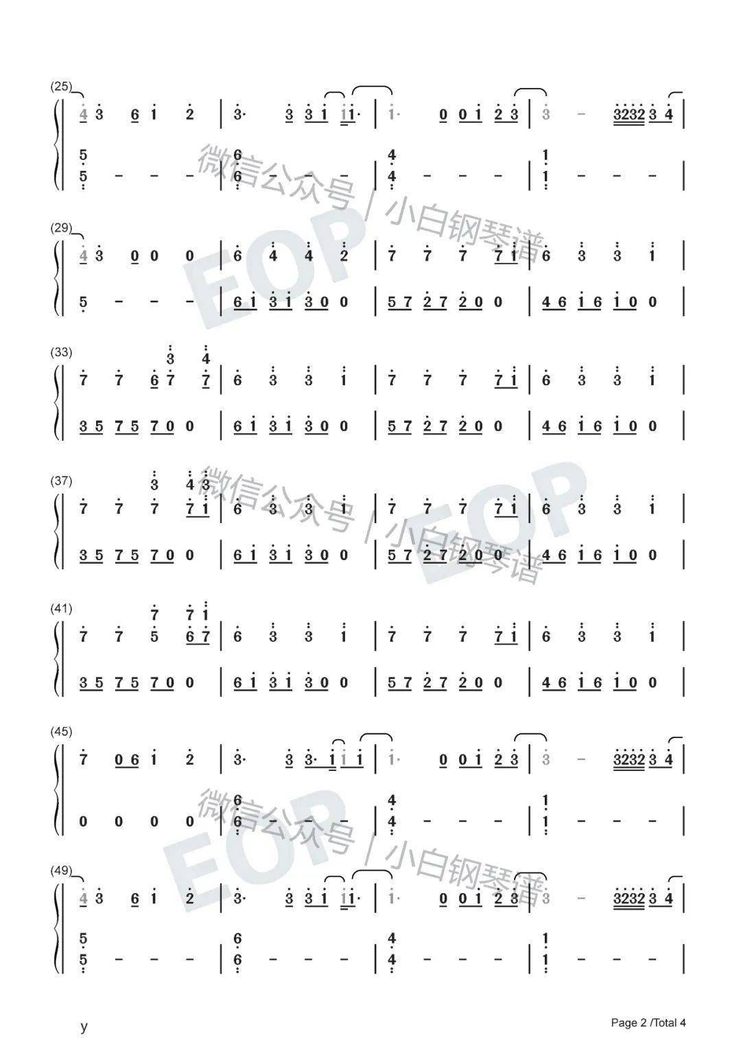 琴谱intheend抖音tommeeprofitt视觉盛宴含简谱