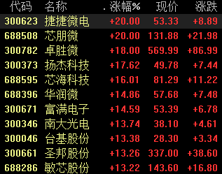 集体|AH股半导体板块集体狂欢，公募基金重仓配置持续提升