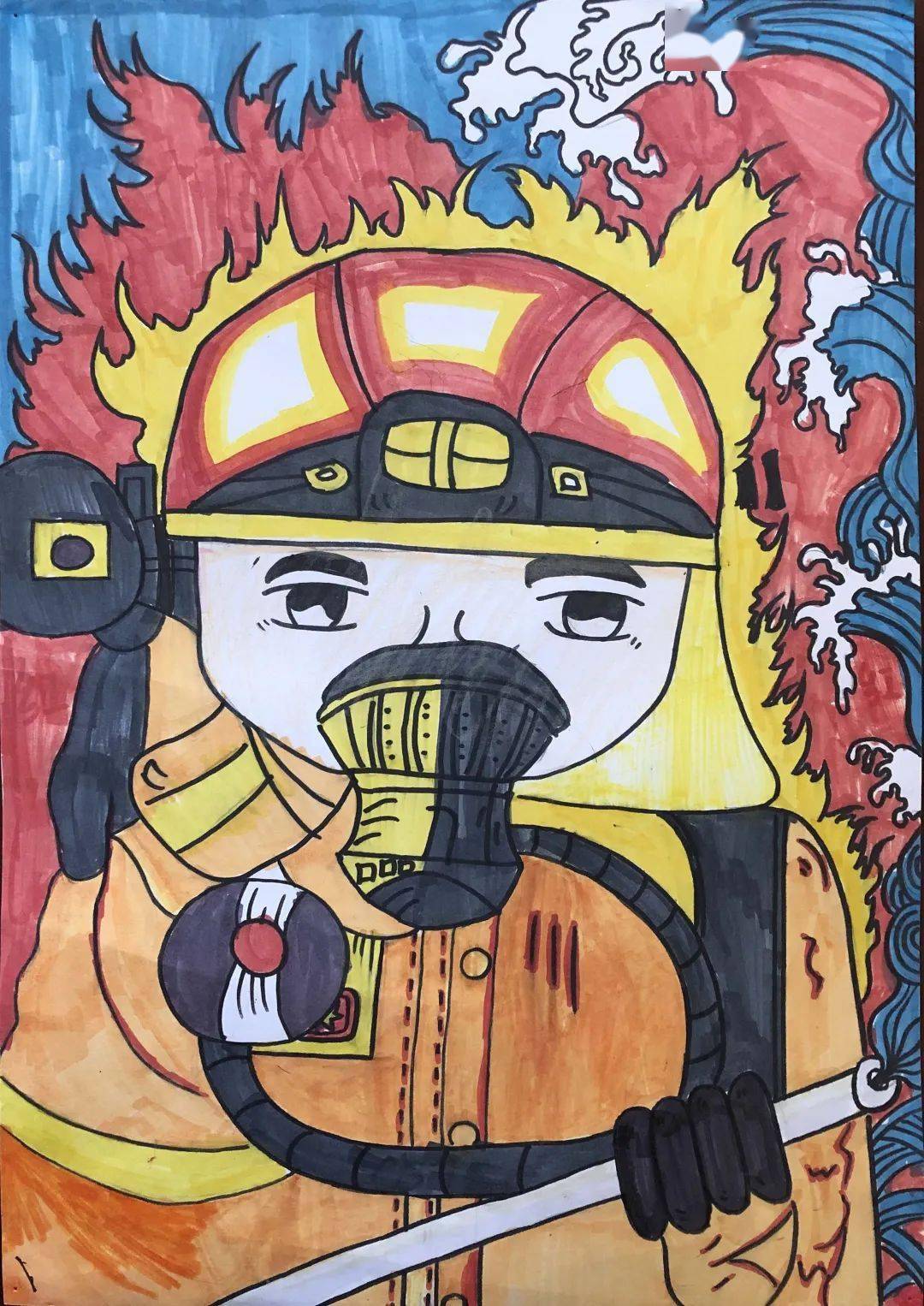 119消防宣传月 | 东阳市儿童消防绘画大赛优秀作品展播