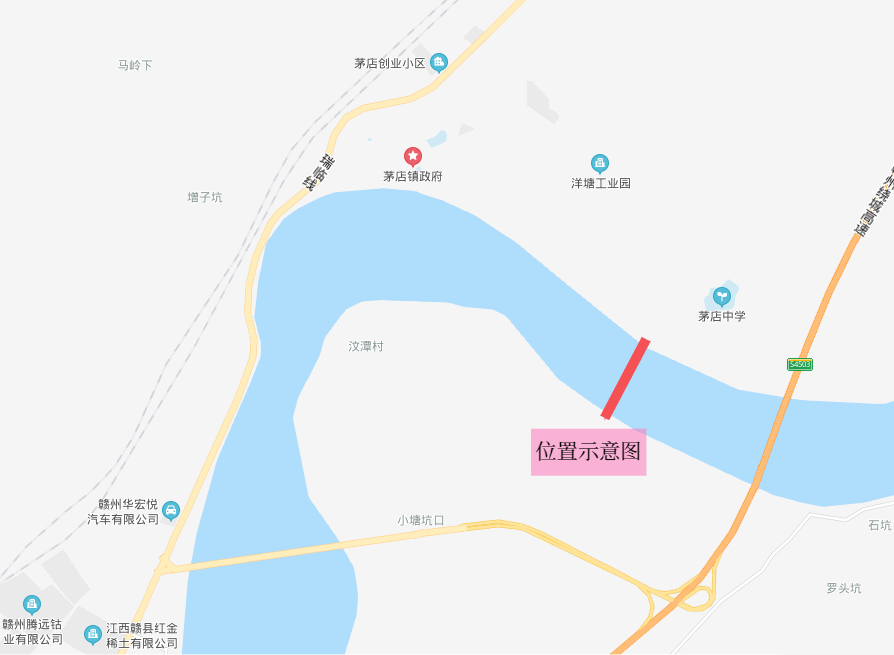 赣县将建汶潭大道和汶潭大桥