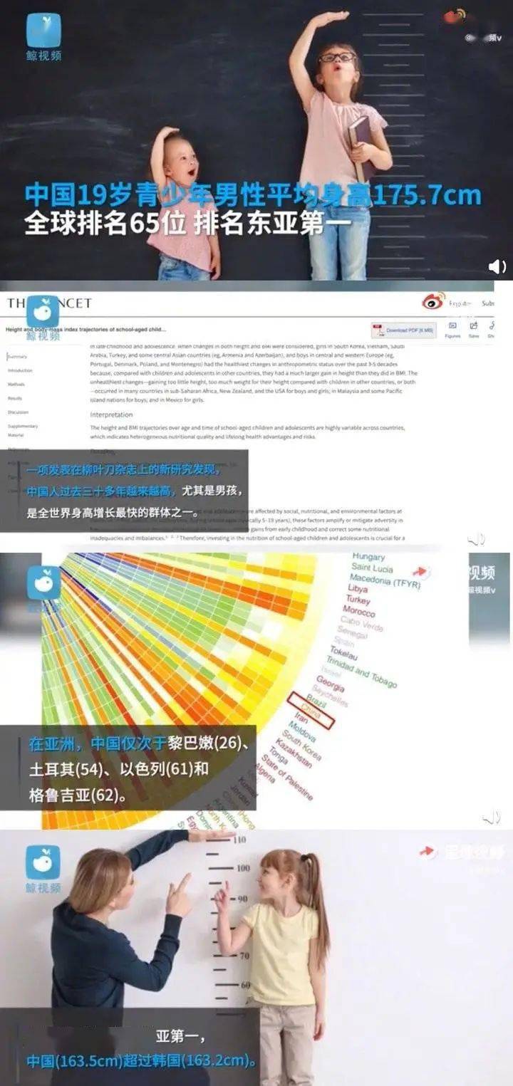 身高|中国19岁男女平均身高成东亚第一！网友：矮的要吃香了？超过韩国