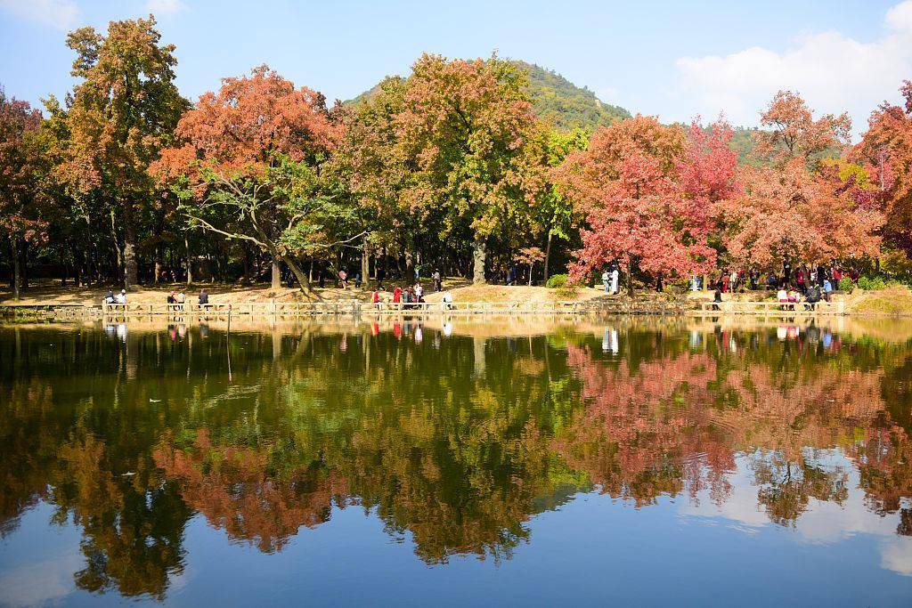 江苏苏州:天平山"枫"景如画