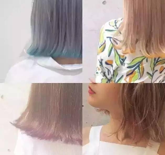 发型|最流行的“裙摆染”发型，美到你了吗？