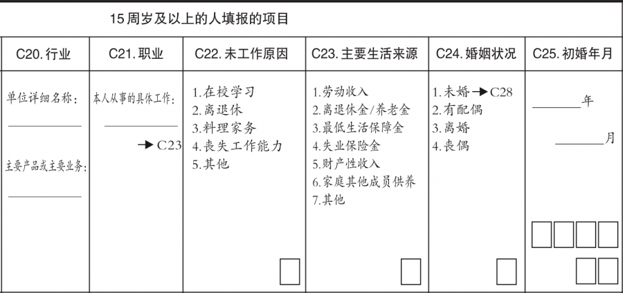 第七次全国人口普查表有_全国第七次人口普查表(2)