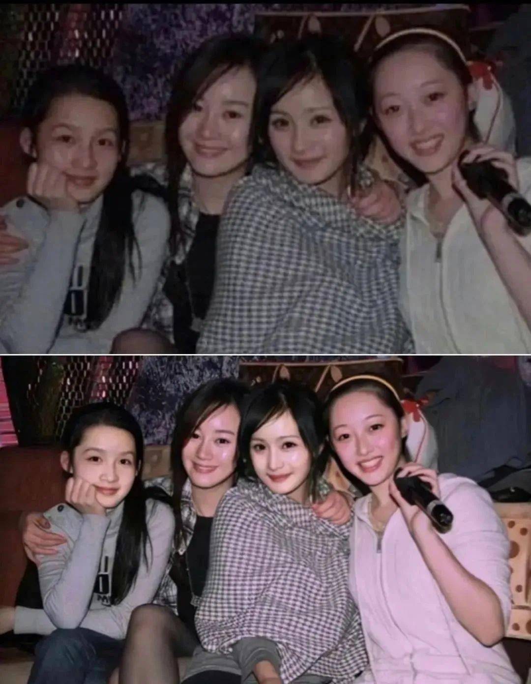 皮肤|杨幂早期合照见心机？看完原图呆了，她们这么早竟都整了...