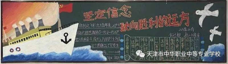 中华职专学四史守初心展风采优秀板报设计掠影