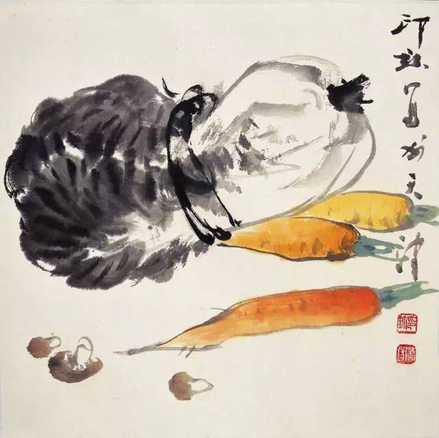 100幅 名家 国画蔬果,美醉朋友圈!