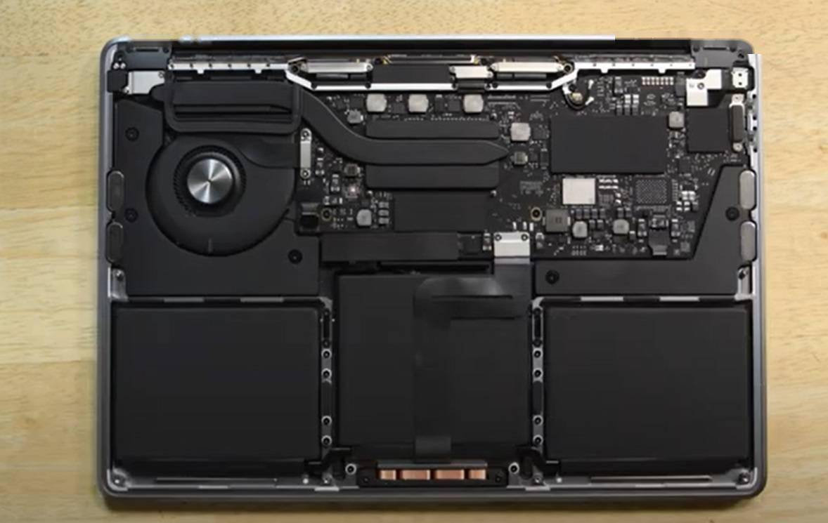 苹果m1 芯片 macbook pro 拆机:内部设计与上代基本相同