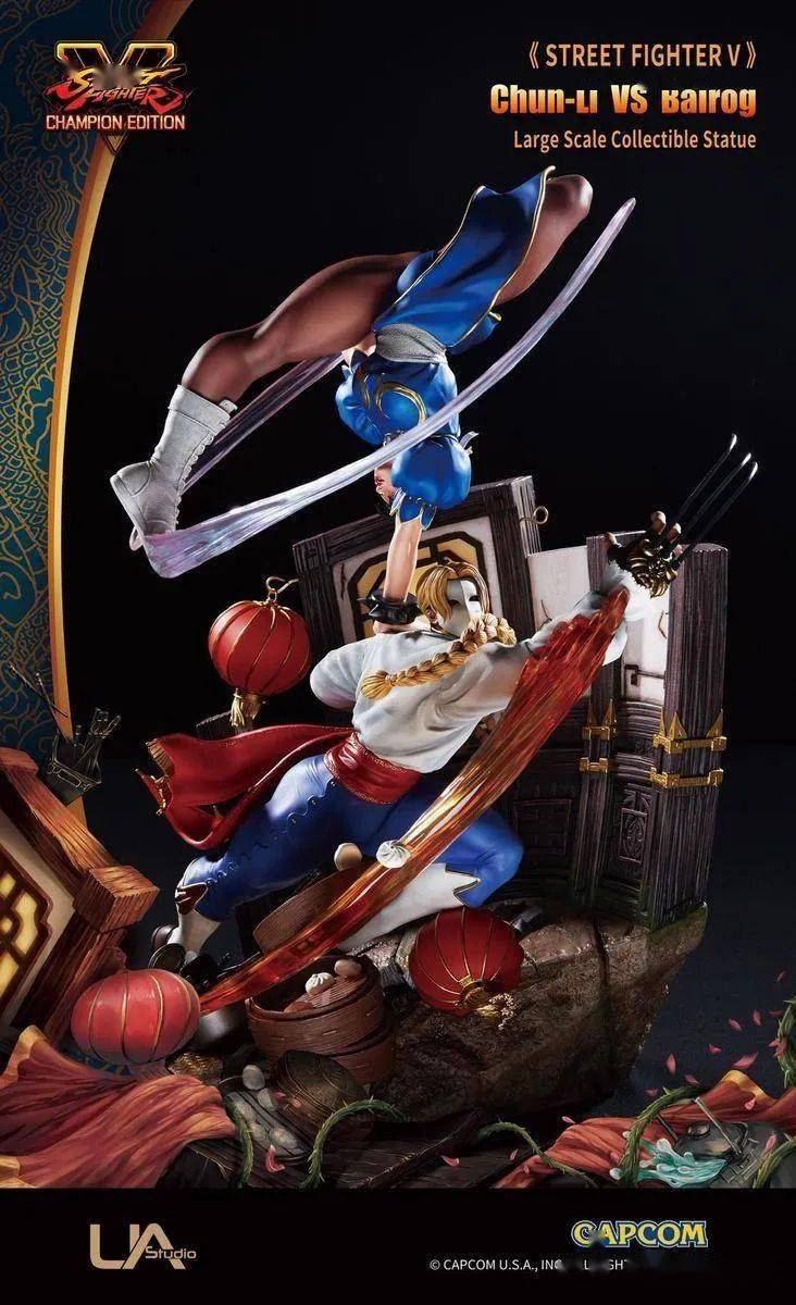 【资讯】ua studio 新品 1/6系列 街霸5 春丽对巴洛克 雕像
