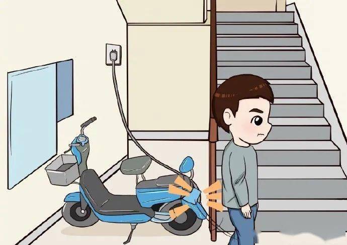 漫画:超凡战队侃消防之电瓶车安全