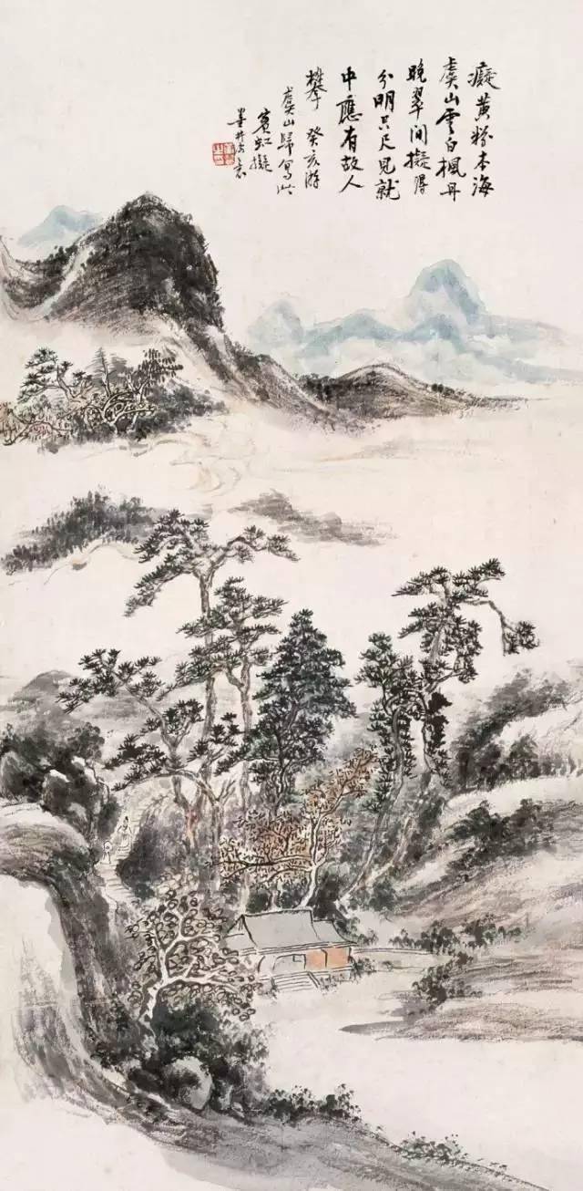 黄宾虹最美的山水画60幅，浑厚华滋，意境深邃，赏心悦目！