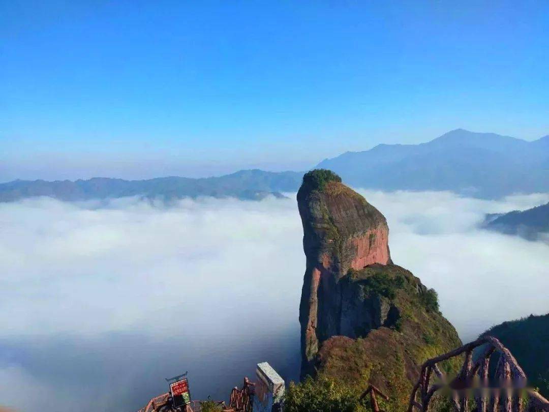 寒冬时节石城通天寨景区热度不减