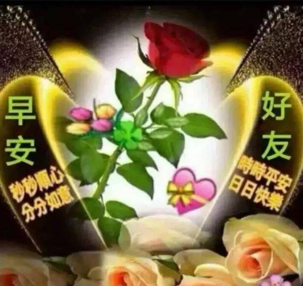 清晨早上好问候温馨短信,早上好漂亮动态图片祝福语