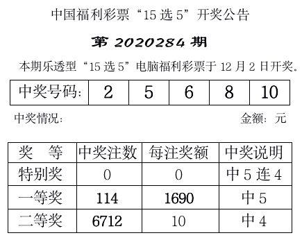 开奖 福彩开奖公告