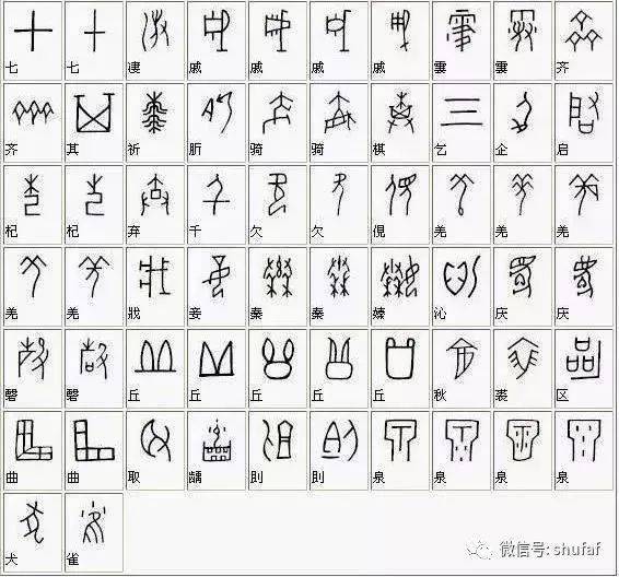 全纳探秘甲骨文空中课堂18甲骨文书法字典大全汉字对照表
