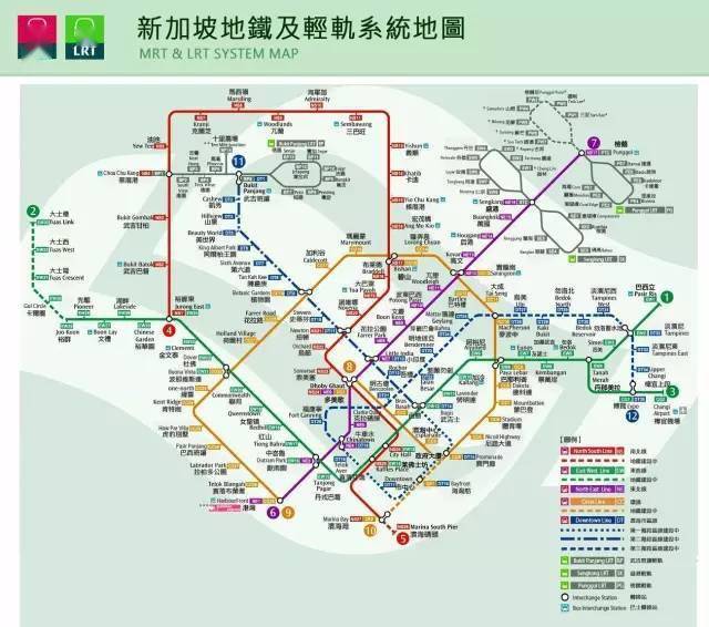 攻略新加坡地铁交通攻略拿好不谢