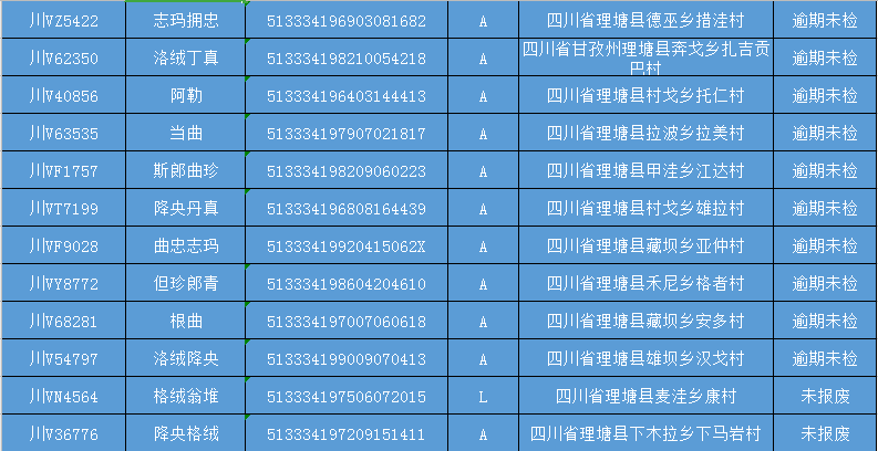 派出所重点人口统计年报表_统计报表