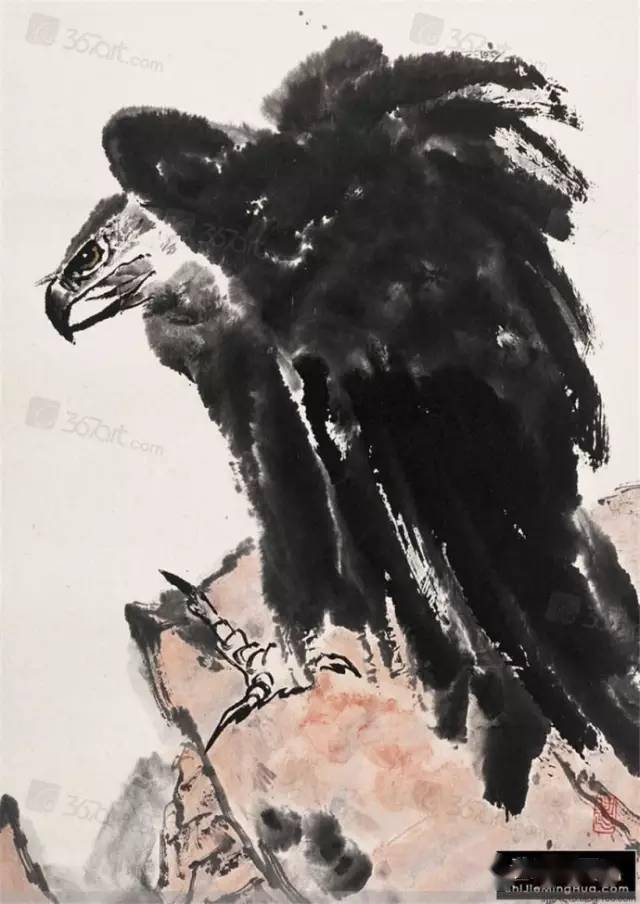 王子武画鹰