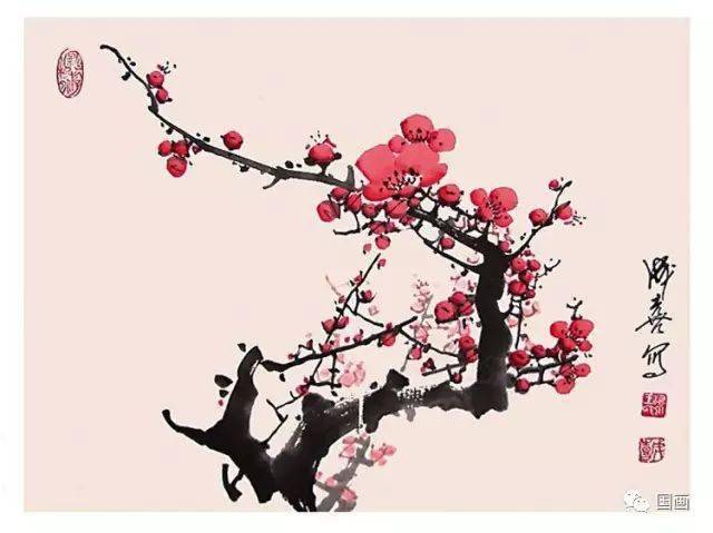 画梅大师王成喜梅花作品50幅,美极了!