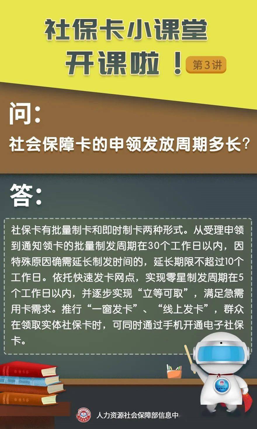 太阳成集团tyc7111cc|
社保卡小课堂丨第3讲 社会保障卡的申领发放周期多长？(图1)