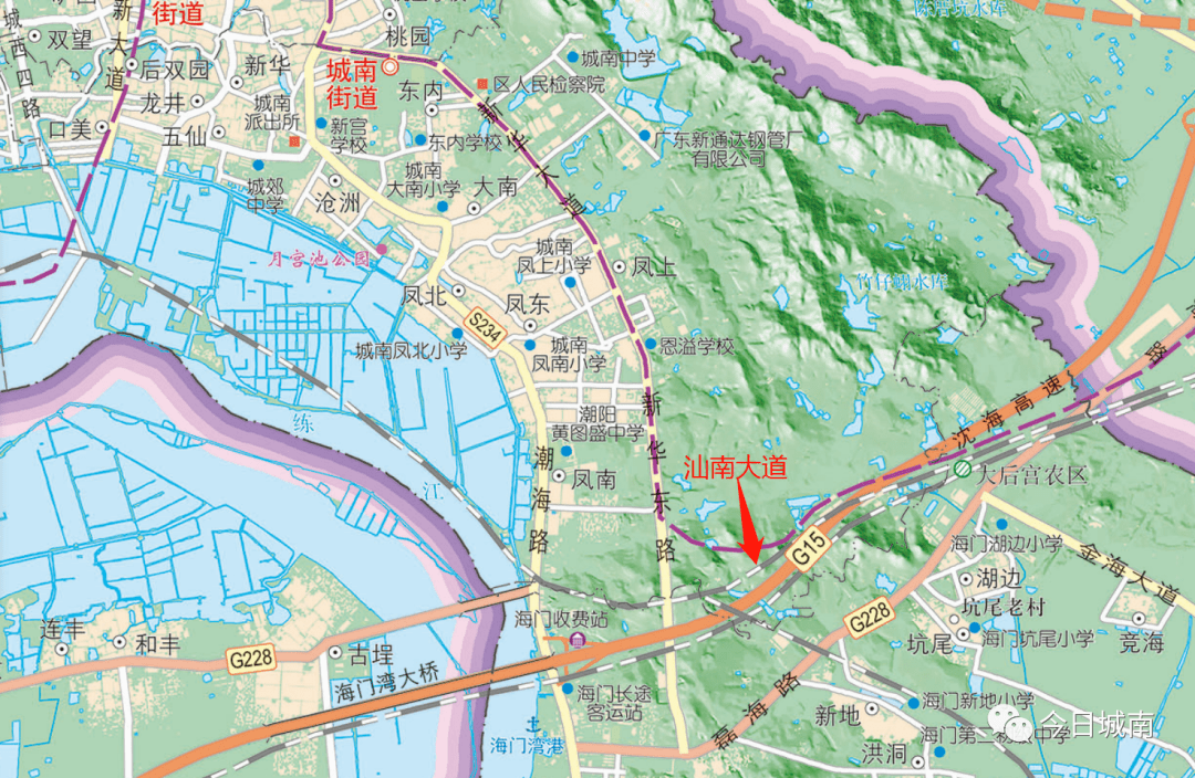 凡属于潮阳区产城融合示范区建设项目(汕南大道潮阳段)沿线征地范围内